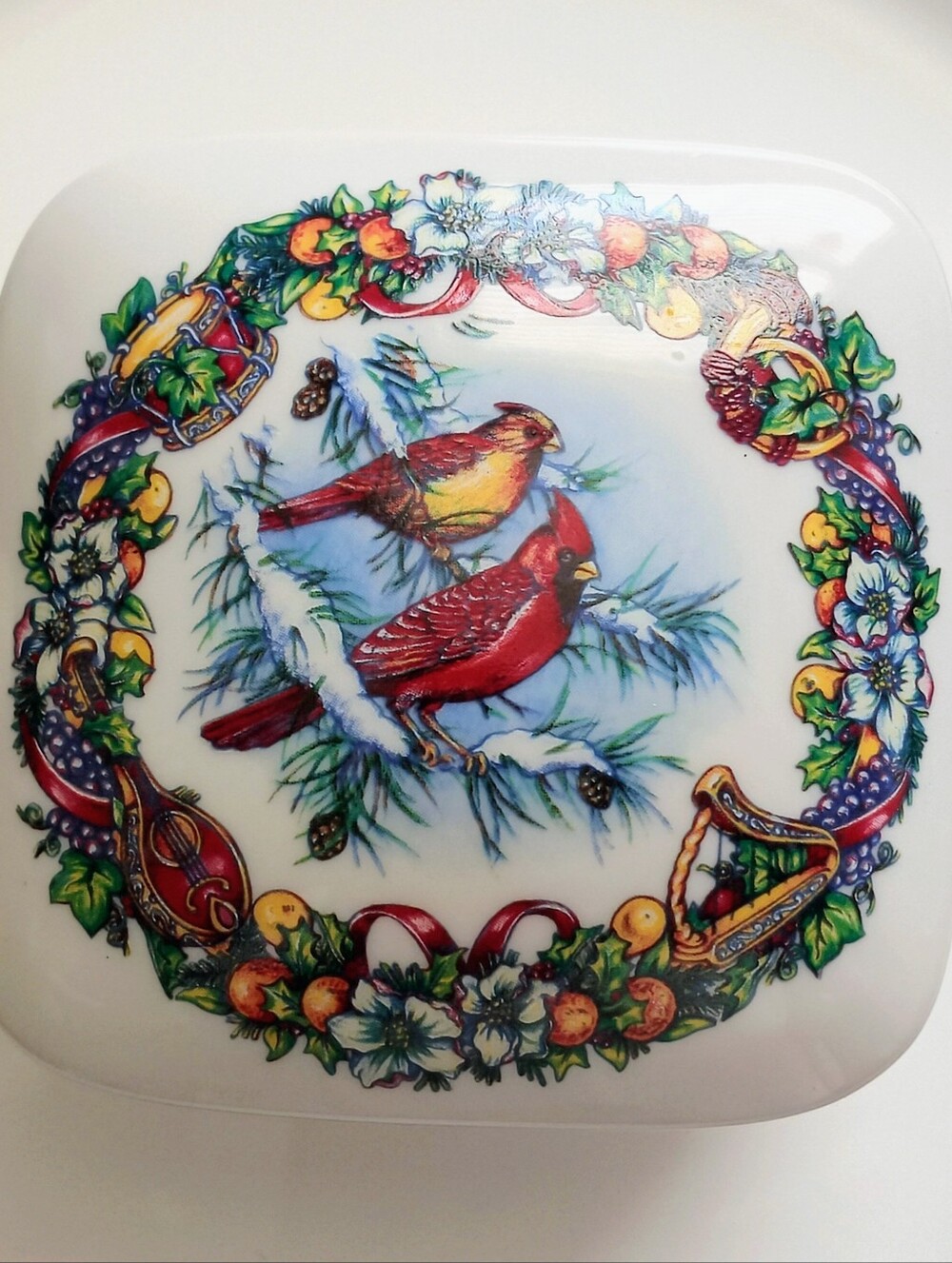 Vintage 1990 Heritage House, Inc. Melodies of Christmas "Joy To The World" Porce - Picture 2 of 7